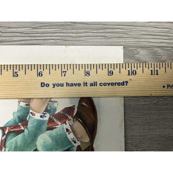 Set Of 2 Vintage Constanza Prints Child With Lamb & Child With Shoes MCM Spain - Picture 12 of 13